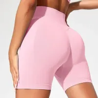 High Waisted Yoga Shorts thumbnail 2