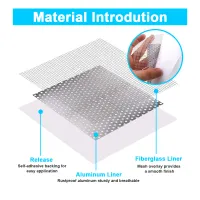 Drywall Repair Kit 3pcs Aluminum Patch thumbnail 4