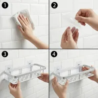 No-Drill Corner Shower Caddy thumbnail 5