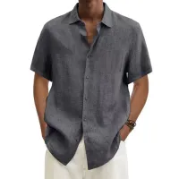 Cotton Linen Men's Summer Shirt thumbnail 4