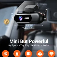 4K WiFi Dual Dash Cam Front+Rear thumbnail 3