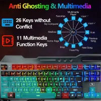 K680 Wireless Gaming Keyboard & Mouse Combo thumbnail 5