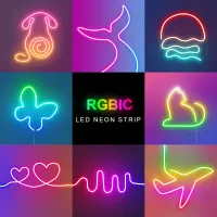 RGBIC Neon LED Strip with Bluetooth App thumbnail 6