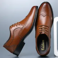 Handcrafted Calfskin Oxford Brogue Shoes thumbnail 1