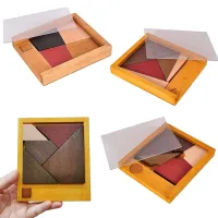 Classic Wooden IQ Tangram Puzzle thumbnail 1