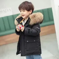 Kids Winter Padded Parka Jacket thumbnail 6