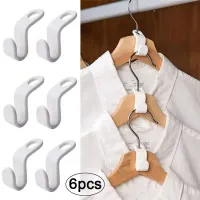 Space-Saving Wardrobe Hanger Hook Rack thumbnail 1