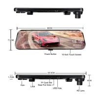 Acceo 9.66" Touch Screen Dash Cam thumbnail 5
