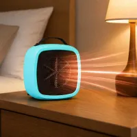 500W Ceramic PTC Quiet Desktop Heater Fan thumbnail 1