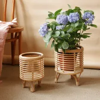 Rattan Plant Stand Shelf thumbnail 3