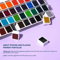 MeiLiang 52 Color Watercolor Set thumbnail 3