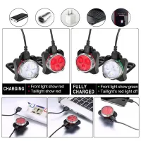Rechargeable LED Bike Light Set thumbnail 6