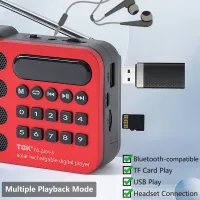 Портативная солнечная колонка Bluetooth FM-радио thumbnail 4