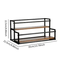Iron Wood Bottle Organizer thumbnail 1
