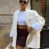 Oversized Blazer Coat for Women thumbnail 1