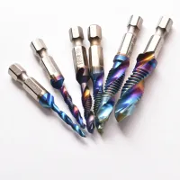 Titanium HSS Tap Drill Bits Set 6pc thumbnail 4