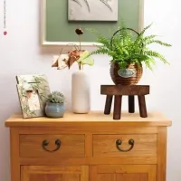 Wooden Plant Stand Pot Base Holder thumbnail 2