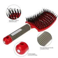 Detangling Hair Brush Bristle & Nylon Comb thumbnail 5