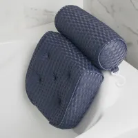 Luxury Bath Pillow with Suction Cups thumbnail 2