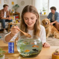 Small Betta Fish Food Aquarium Feed thumbnail 3