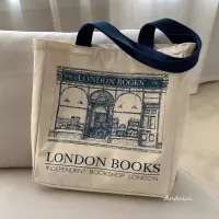 London Books Print Canvas Shoulder Bag thumbnail 1