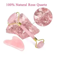 Rose Quartz Jade Roller & Gua Sha Set thumbnail 5