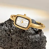 Minimalist Rectangular Bangle Watch for Women thumbnail 6