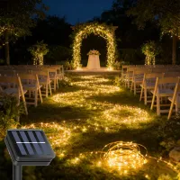 Solar Fairy String Lights - 8 Modes thumbnail 1