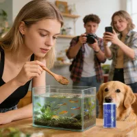 Small Betta Fish Food Aquarium Feed thumbnail 4