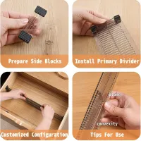 Adjustable Drawer Dividers Organizer thumbnail 5