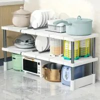 Adjustable Under Sink Storage Rack thumbnail 5