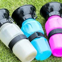 500ml Pet Travel Water Bottle Bowl thumbnail 3