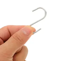 10Pcs Heavy Duty S Shaped Zinc Plated Hooks thumbnail 5
