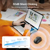 Baseus F02 Wireless Mouse 4000 DPI Silent thumbnail 5