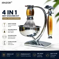 Classic DE Safety Razor Wet Shaving Kit thumbnail 1