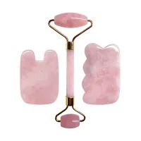 Rose Quartz Gua Sha Roller Set thumbnail 5