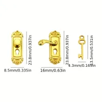 Dollhouse Miniature Lock & Handle Set thumbnail 2