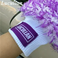 Premium Purple Microfiber Car Wash Mitt thumbnail 5