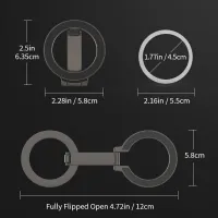 Magnetic Phone Ring Holder with Kickstand thumbnail 6