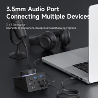 Hagibis Knob USB C Hub with Shortcut Buttons thumbnail 6