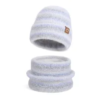 Women's Winter Hat Scarf Beanie Set thumbnail 4
