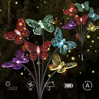 Solar Butterfly Stake Lights thumbnail 2