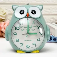 Cartoon Owl Alarm Clock with Night Light thumbnail 4