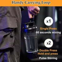 25Oz Electric Protein Shaker Bottle thumbnail 6