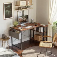 40" L-Shaped Computer Desk with Storage thumbnail 2