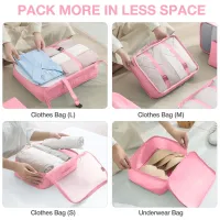 7-Piece Travel Organizer Cube Set thumbnail 4