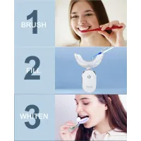 Teeth Whitening Strips Kit with LED Light thumbnail 6