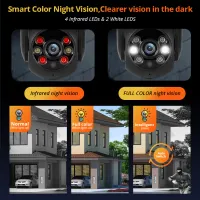 Fuers 8MP 4K Outdoor Security Camera thumbnail 5
