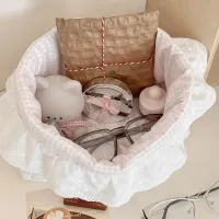 Scalloped Storage Basket Organizer thumbnail 5