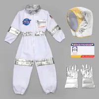 Kids Spaceman Astronaut Costume with Cap thumbnail 5